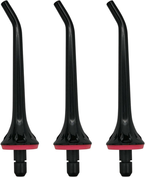 Water Flosser Tips Replacement for COSLUS Oral Irrigator, Jet Nozzle, Black, 3 PCS