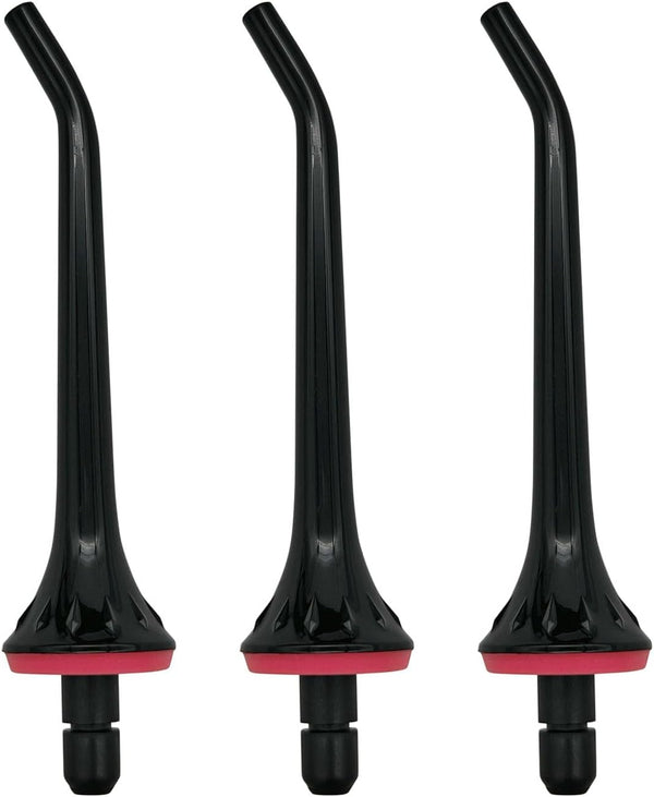 Water Flosser Tips Replacement for COSLUS Oral Irrigator, Jet Nozzle, Black, 3 PCS