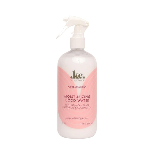 KeraCare CurlEssence Moisturizing Coconut Water, 16 Ounce with Jamaican Black Castor and Coconut Oil