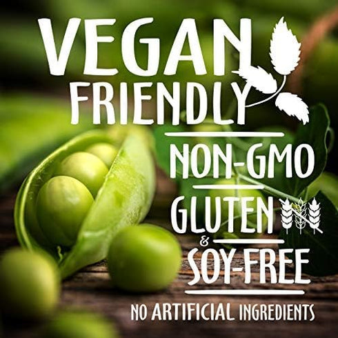 100% Plant Based Fermented Pea Protein Powder, Unflavored, 2.14lbs - Vegan, Non-GMO, Gluten & Soy Free