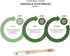 GREENZLA Kids Bamboo Toothbrushes (6 Pack), BPA Free Soft Bristles, Eco-Friendly Natural Toothbrush Set, Biodegradable