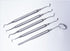 QUANTAFIT EXPORTS 5PCS Dental Teeth Cleaning Kit Dentist Floss Plaque Remover Oral Care Tooth Tool