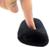 Happystep Cotton Terry Cloth Insoles, Barefoot Shoe Inserts, Moisture-Wicking, Washable and Reusable, 1 Pair Black and