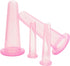 Zhuluck 4Pcs Massage Cupping Set Silicone Mini Facial Cups Face Massager Helper Skin