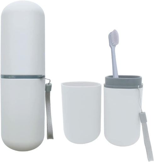 Toothbrush Travel Case, Travel Toothbrush Holder Portable Toothbrush Toothpaste Storage Container for