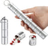 Portable Pill Case Keychain Waterproof, 7 Days Pill Holder Travel Container, Airtight Organizer for Outdoor Camping