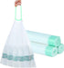 4 Gallon Small Trash Bags - 45 Count Thickened Drawstring Faint Scented White Mini Garbage Bags