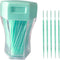 EXCEART 200pcs Double-head Toothpicks, Soft Plastic Oral Care Interdental Floss Cleaners for Braces & Hygiene