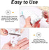 Yopolaz 2 Pack 2) Tube Squeezer - Stainless Steel Toothpaste Squeezer -Metal Manual Dispenser Hand Cream Tube Key