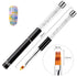 SILPECWEE 3Pcs Ombre Nail Brush Set, Double-Head Sponge Pen with 4 Replaceable Acrylic Brushes
