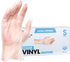 ForPro Disposable Vinyl Gloves, Clear, Industrial Grade, Powder-Free, Latex-Free, Non-Sterile, Food Safe, 2.75 Mil. Palm, 3.9 Mil. Fingers, Small, 100-Count