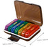 minkissy Portable Weekly Pill Organizer Multi-Color Medicine Case with Compartments for Travel Easy to Use Durable