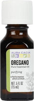 Aura Cacia 100% Pure Oregano Essential Oil, 15 ml, GC/MS Tested for Purity