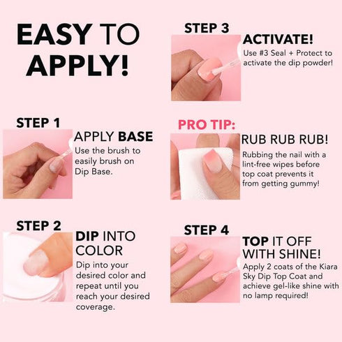 KIARA SKY Dip Manicure Nail Liquid Essentials | Step #5 Nourish Oil | 0.5 fl oz