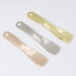 3 PCS Metal Cosmetic Spoon, Mini Skincare Spatula, Zinc Alloy Beauty Scoop (Silver Gold Rose Gold)