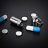 SW633 Micro Titanium Portable Pill Case Keychain, Waterproof Mini Pill Holder for Outdoor Travel Camping