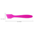 Pana (10 Pieces) 7.35" Pink Large Flexible Mixing Spatula Reusable Cosmetic Skin Care Facial Cream Mask Spatula for Mixing and Sampling