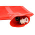 Classic Red Rubber Hot Water Bottle, 2 Quart Capacity - Pain Relief from Cramps, Headaches
