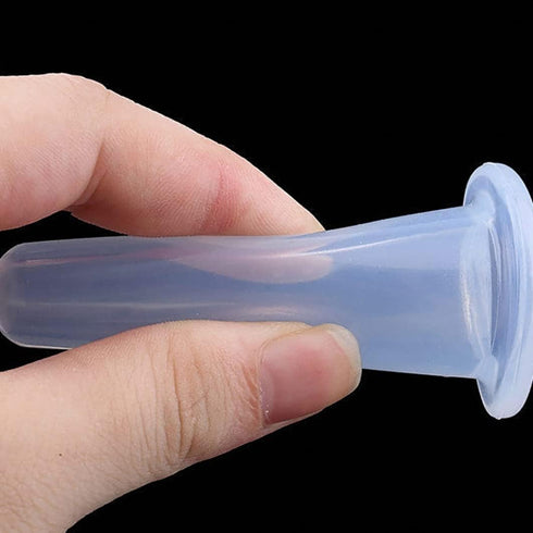 Tustao 4Pcs Set Set Transparent Massage Cupping Facial for Face Silicone Mini Facial Face Helper Skin Care Neck Back