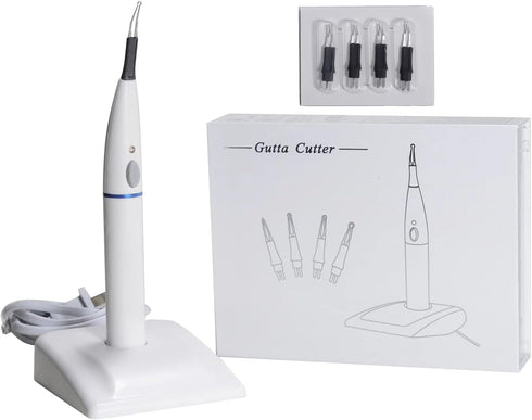 BoNew-Oral Gutta Percha Teeth Gum Cutter, Obturation System Endo Heated Pen Cutter with 4 Tips