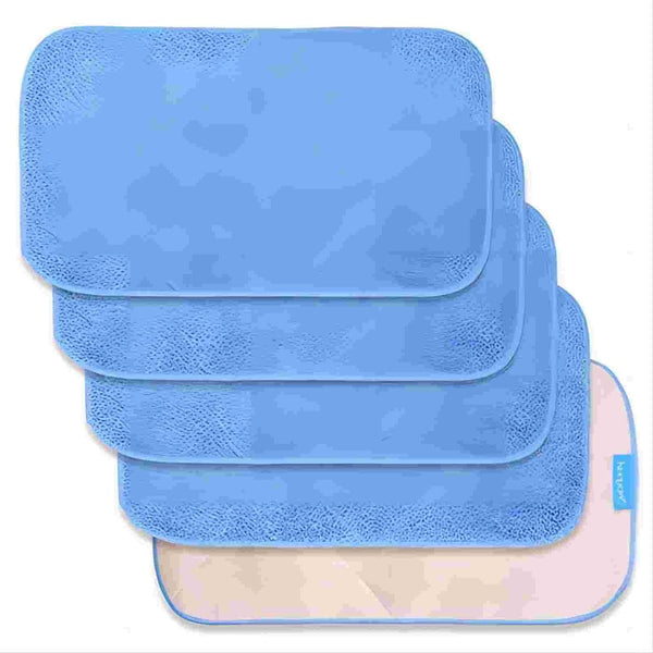 KEEPOW Microfiber Mop Cloth Refills - Compatible with MR.SIGA Professional Mop, Pack of 5