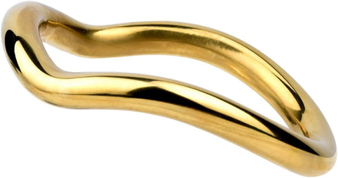 Stainless Steel Curved Shape Penis Cock Rings Metal Ring Penis Loop Metal Delay Ring Stronger Erection Enhancer Sexual