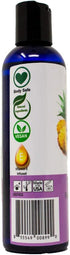 Lick Pineapple Flavored Massage Oil, Romantic Body Safe Non-Greasy Formula, 4 oz