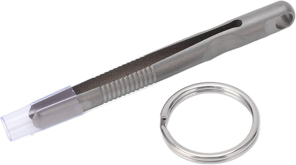 Mini Keychain Tweezer, EDC Alloy Portable TC4 Small Tweezer for Outdoor Gadget, Mini Tool