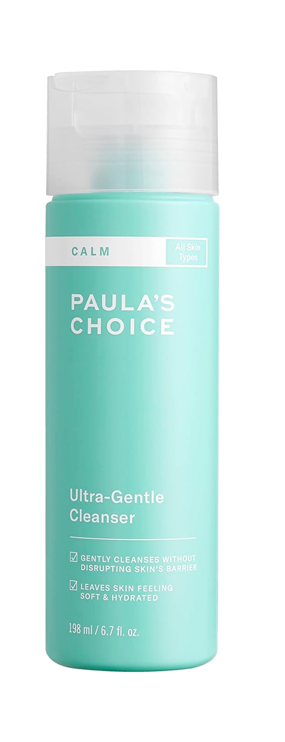 Paula's Choice CALM Ultra-Gentle Cleanser for Sensitive Skin, Daily Face Wash for Rosacea & Eczema-Prone Skin - 6.7 Fl