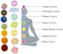 7 Chakra Stones Round Set - Natural Healing Crystals for Reiki, Meditation & Energy Balance, Spiritual Wellness