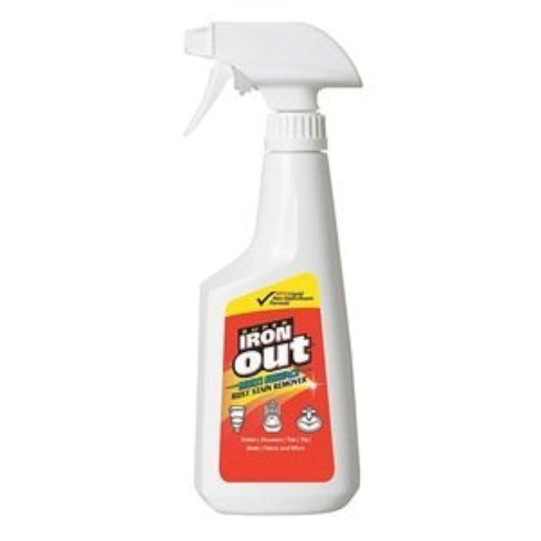 Iron Out Rust Remover, 16 oz Trigger Spray, Clear Solution for Rust Removal.
