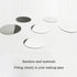 TUOKING Non-Magnetic Makeup Pans Metal Stickers for Blank Magnetic Makeup Palette, Diameter: 25mm