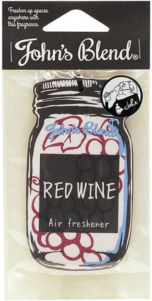 John's Blend Paper Air Freshener - Red Wine Scent