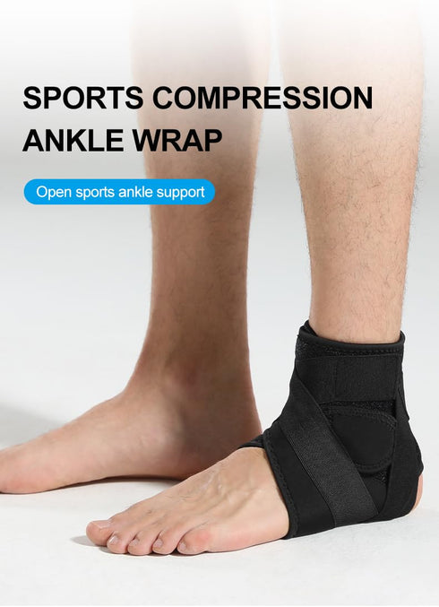 SUJAYU Pack 1 Ankle Brace Elastic Supports for Men Women, Ankle Strap Ankle Support for Men Ankle Compression Sleeve