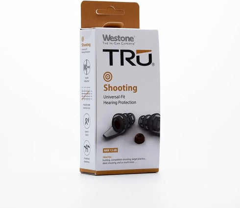 Westone Tru Shooting Earplugs, 12db
