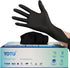 Black Disposable Nitrile Gloves, Latex & Powder Free, 6-Mil, 100 Count, Textured, Mechanic Wearing, Cleaning