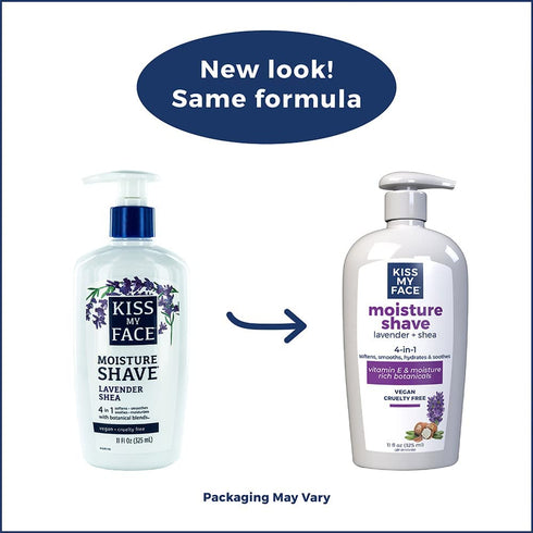 Kiss My Face Moisturising Shave Gel, Lavender & Shea, 11oz (326ml)