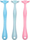 Design Reusable Dental Floss Holder, 3 Counts Interdental Cleaning Brush Handle, Floas Picks for Adults and Kids