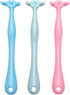 Design Reusable Dental Floss Holder, 3 Counts Interdental Cleaning Brush Handle, Floas Picks for Adults and Kids