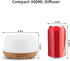 KIMWUVI 300ML 7 4 Essential Oil Aromatherapy Diffuser with Remote Control - Quiet Ultrasonic Cool Mist, Color LED