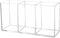 Cerpourt Clear Makeup Brush Organizer, Acrylic Cosmetic Brushes Storage Holder with 3 Slots for Desk Vanity