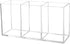 Cerpourt Clear Makeup Brush Organizer, Acrylic Cosmetic Brushes Storage Holder with 3 Slots for Desk Vanity