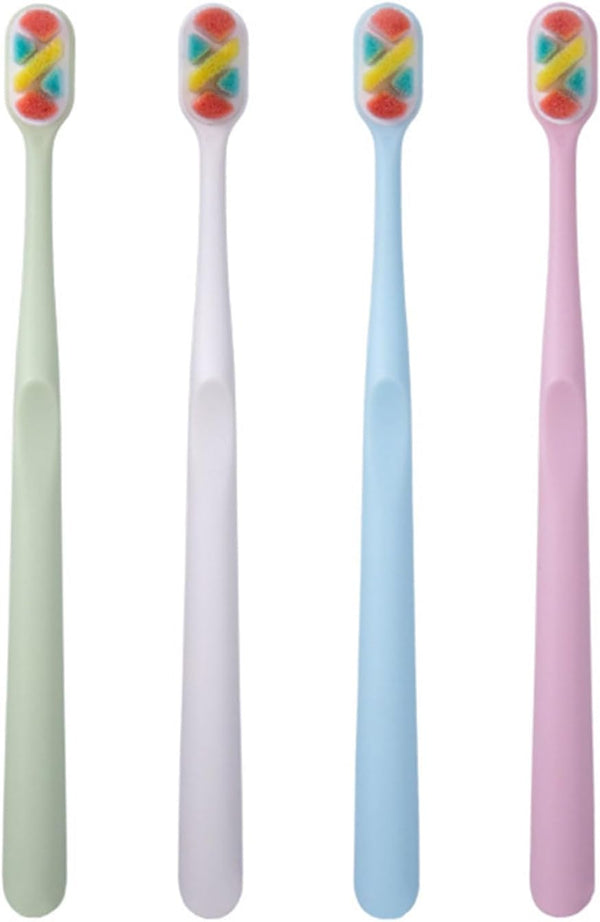 KASFDBMO Toothbrush Toothbrush for Sustainable Care for Extra Soft Manual Toothbrush Supports Dental