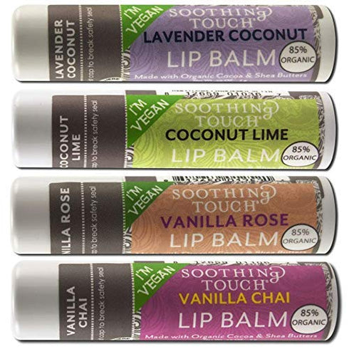 Soothing Touch Vegan Lip Balm for Hydration and Moisture