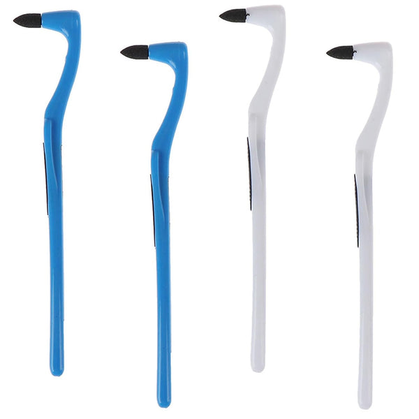 4-Pack Dental Tooth Stain Removers, Ergonomic Tools for Effective Plaque and Tartar Cleaning