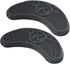 30PCS Heel Plates, Black Heel Taps Rubber Tips Sole Repair Pad Replacement with Nails