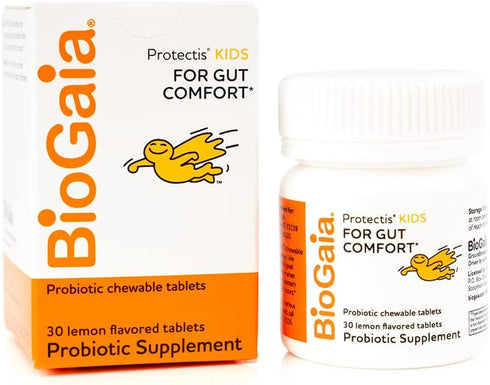 BioGaia Probiotic Chewable Tablets, 30 Count - Simple Way to Promote Digestive and Immune Health