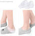 Invisible Height Increase Elevators Heels Cushion Insole, Heal Dry Cracked Heels & Protector, White, 2 cm