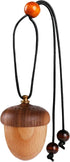 Maromalife Essential Oil Car Diffuser, Wooden Acorn Decor Cute Car Diffuser Air