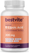 BESTVITE R-Lipoic Acid, 200mg Stabilized with Bio-Enhanced Na-RLA (60 Vegetarian Capsules) - Vegan, Gluten Free, No